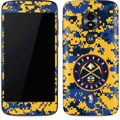 NBA Denver Nuggets Digi Camo Moto E5 Play Skin